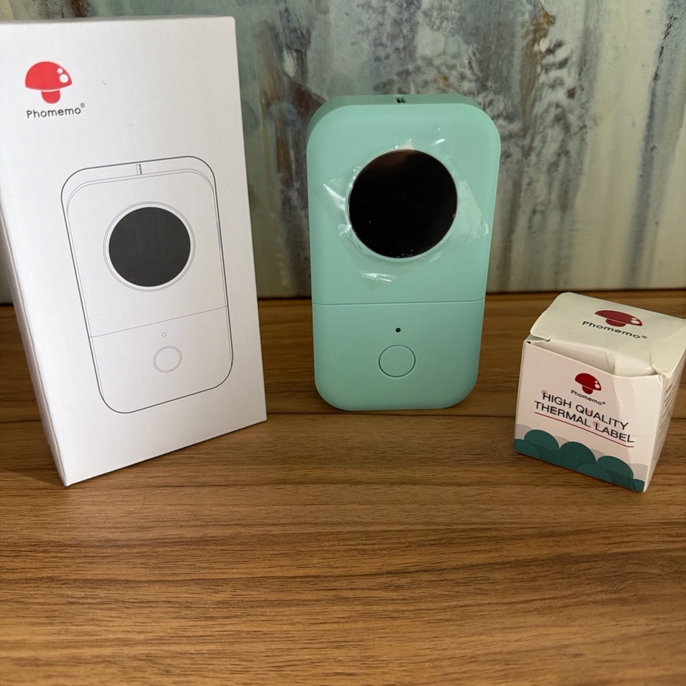 Phomemo Portable Thermal Label Printer - Mint Green